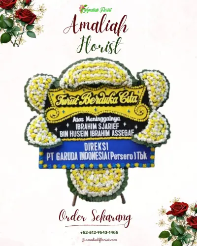 Papan Bunga Duka di Ujungrusi